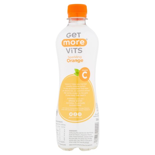 Get More Sparkling Vitamin C Water Orange