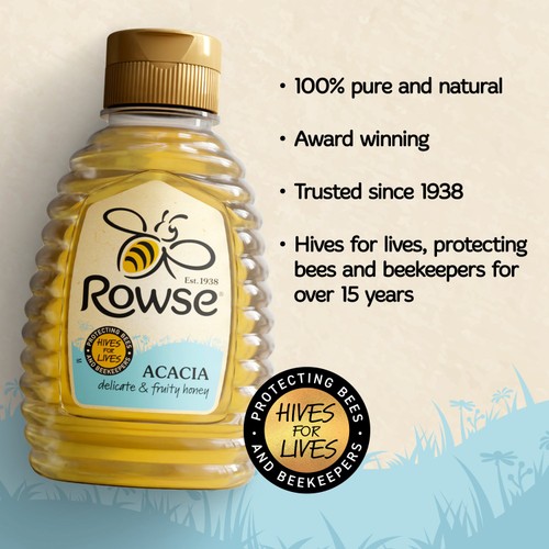 Rowse Acacia Squeezy Honey