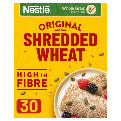 Shredded Wheat Original Breakfast Cereal 30 Biscuits