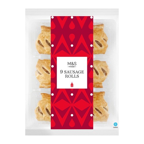 M&S 9 sausage rolls