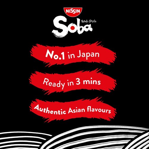 Nissin Soba Classic Instant Wok Style Noodles
