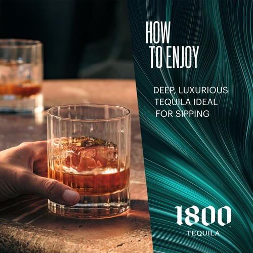 1800 Anejo Tequila 100% Blue Agave, Aged in Oak Barrels