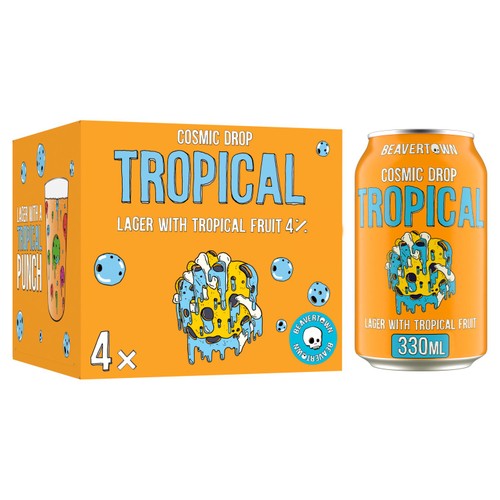 Beavertown Cosmic Drop Tropical 4.0% 4x330ml