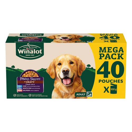 Winalot Friday Suppers Mixed in Gravy Wet Dog Food