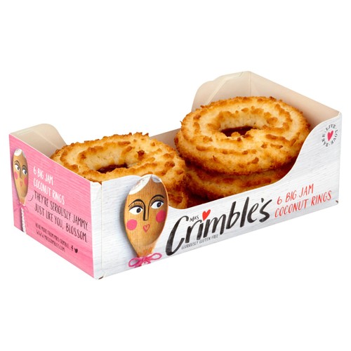 Mrs Crimble's Gluten Free Jam Coconut Rings