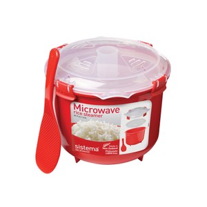 Sistema Microwave Easy Egg Cooker with Steam Vent & Locking Clips