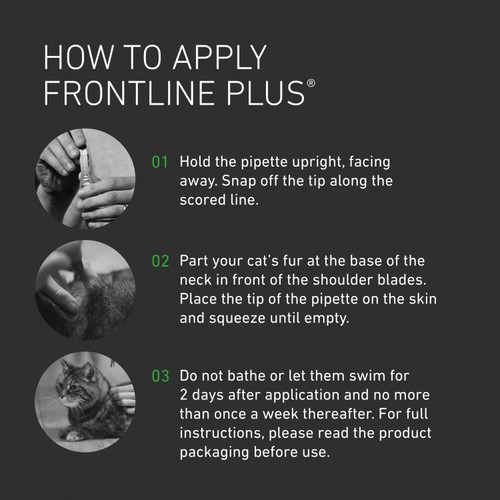 FRONTLINE Plus Flea & Tick Treatment Cat