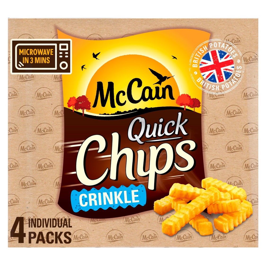 Mircrowave Chips McCain Microwave Quick Chips Crinkle Cut - Ocado