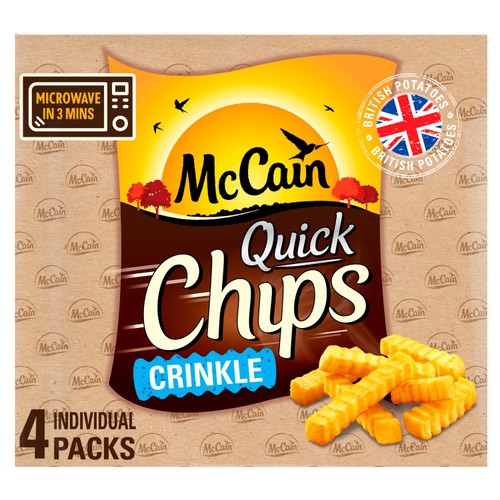 McCain Microwave Quick Chips Crinkle Cut 