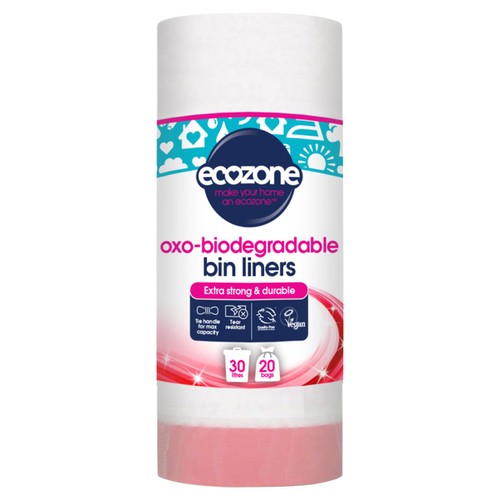 Ecozone Oxo-Biodegradable Bin Liners 30L
