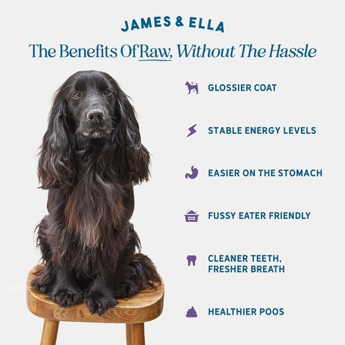 James & Ella Raw Kibble + Freeze Dried Game Dry Dog Food