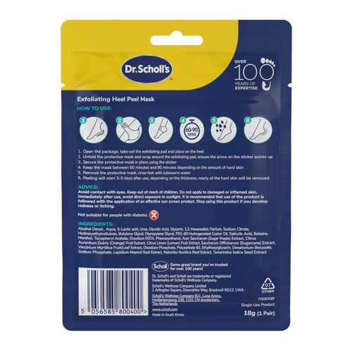 Dr. Scholls Exfoliating Heel Peel Mask
