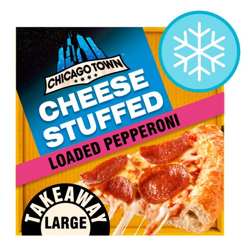 Chicago Town Takeaway Cheesy Stuffed Crust Pepperoni Large Pizza