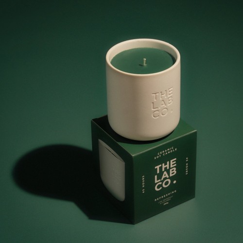 The Lab Co. Refreshing Ceramic Boxed Candle