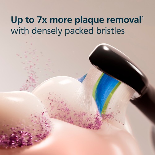 Philips Sonicare W2 Optimal White  Brush Head, Black, 2+1 Pack