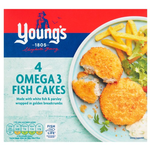 Young's 4 Omega 3 Fishcakes