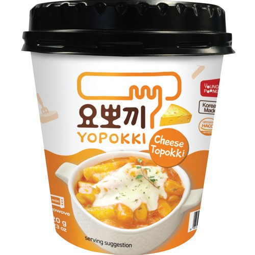 Yopokki Cheese Korean Topokki Instant Rice Cake