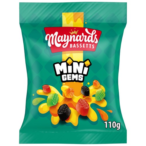 Maynards Bassetts Mini Gems Sweets Bag
