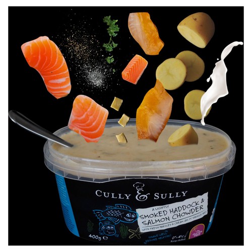 Cully & Sully Smoked Haddock & Salmon Chowder Soup