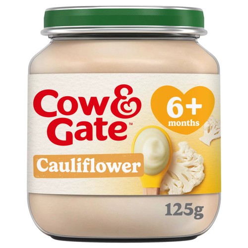 Cow & Gate Cauliflower Baby Food Jar 6+ Months