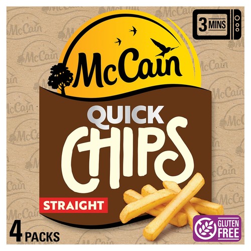 McCain Microwave Quick Chips Straight Cut 