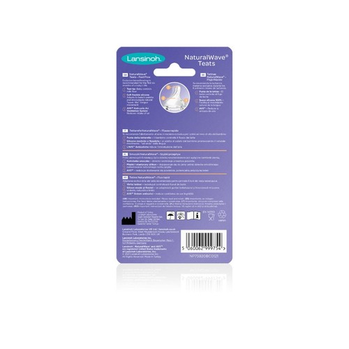 Lansinoh Silicone Bottle Teats Fast Flow