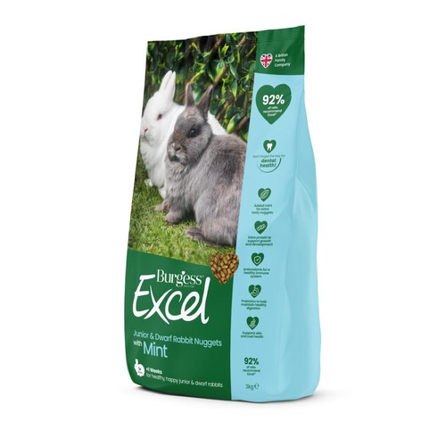 Burgess Excel Junior And Dwarf Rabbit Food