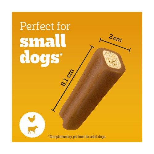 Pedigree Jumbone Mini Adult Small Dog Treats Chicken & Lamb 