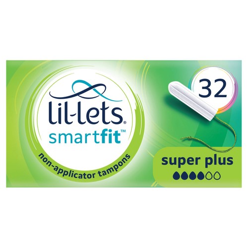 Lil-Lets Non-Applicator Tampons Super Plus