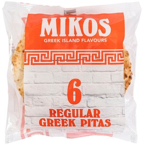 MIKOS Greek Pitas Pack of 6