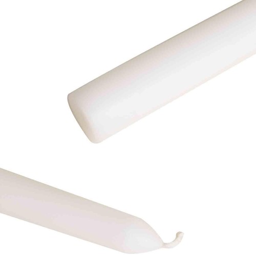 M&S Tapered Dinner Candles, White
