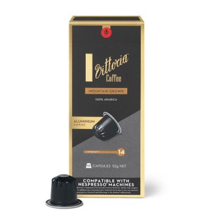 Vittoria Espresso Oro Aluminium Nespresso Compatible Capsules