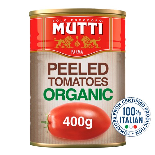 Mutti Organic Peeled Plum Italian Tomatoes 