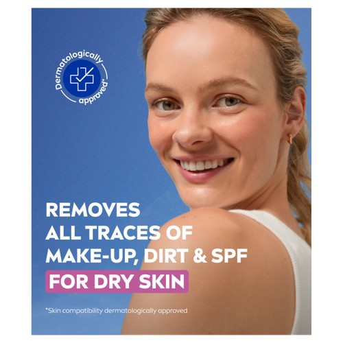 NIVEA Biodegradable Cleansing Face Wipes for Dry Skin 