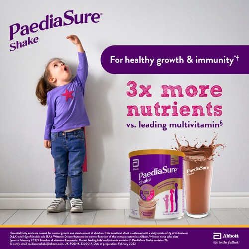 PaediaSure Shake Chocolate Nutritional Supplement Powder 1-10 Yrs