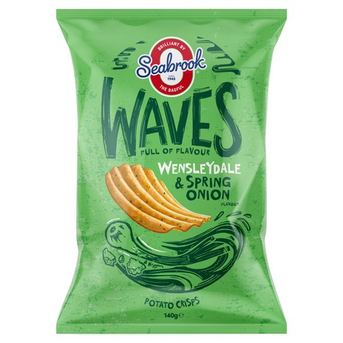 Seabrook Waves Wensleydale & Spring Onion Share Bag