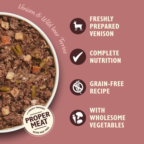 Lily's Kitchen Venison & Wild Boar Terrine For Dogs