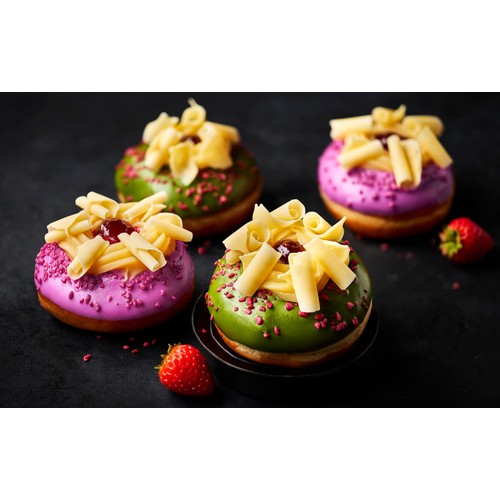 M&S Dunked & Loaded Strawberry & Cream Doughnut