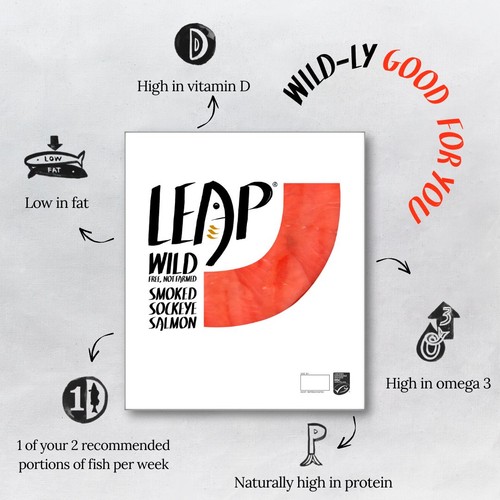 LEAP MSC Smoked Sockeye Salmon 