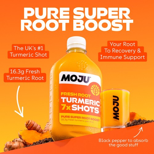 MOJU Turmeric Vitality Dosing Bottle 7x Shots