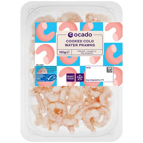 Ocado MSC Cooked Cold Water Prawns