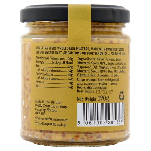 Diddly Squat Farm Beer Mustard