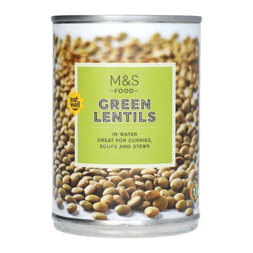 M&S Green Lentils in Water