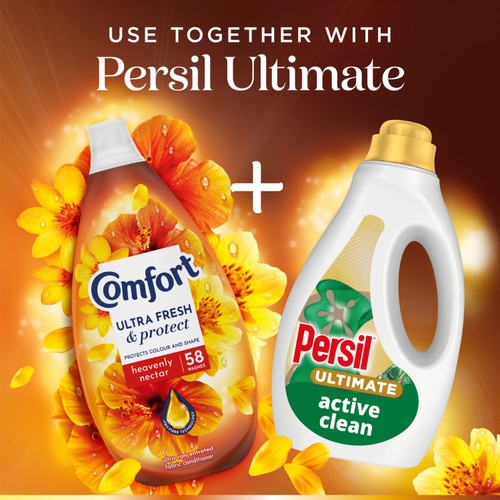 Comfort Ultra-Concentrated Fabric Conditioner Heavenly Nectar 58 Wash