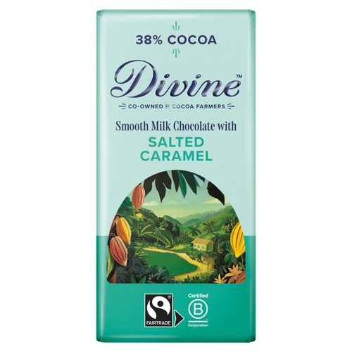 Divine 38% Milk Chocolate with Salted Caramel