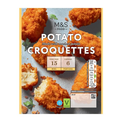 M&S 6 Potato Croquettes