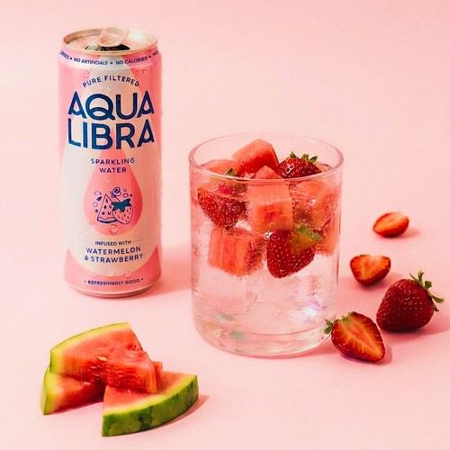 Aqua Libra Strawberry & Watermelon Sparkling Water