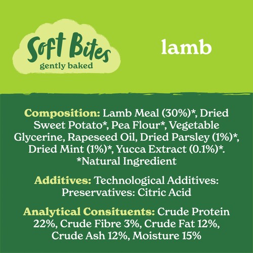 Forthglade Natural Grain-Free Soft Bite Treats with Lamb