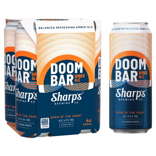 Sharp's Doom Bar Amber Ale Can 4 x 500ml