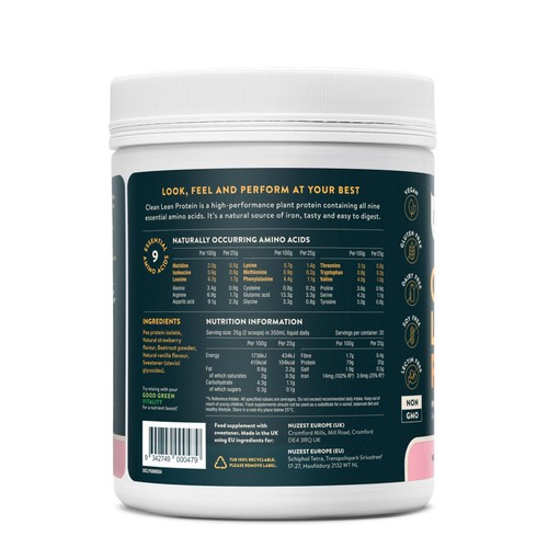 Nuzest Wild Strawberry Clean Lean Protein Powder 